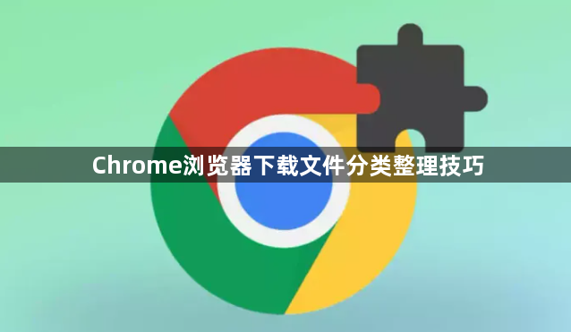 Chrome浏览器下载文件分类整理技巧1