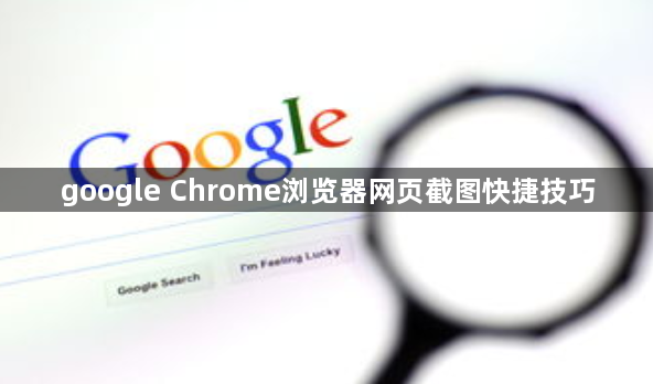 google Chrome浏览器网页截图快捷技巧1