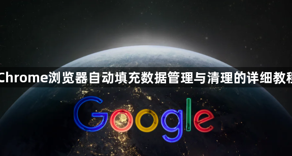 Chrome浏览器自动填充数据管理与清理的详细教程1
