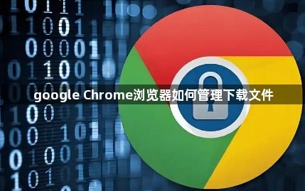 google Chrome浏览器如何管理下载文件1