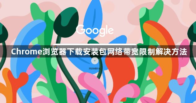 Chrome浏览器下载安装包网络带宽限制解决方法1