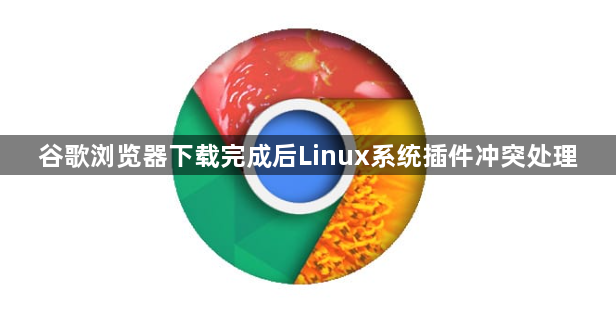 谷歌浏览器下载完成后Linux系统插件冲突处理1