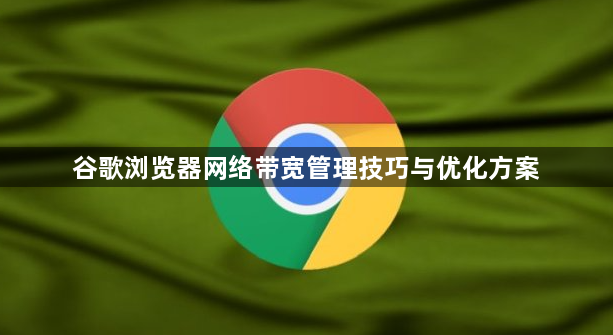 谷歌浏览器网络带宽管理技巧与优化方案1