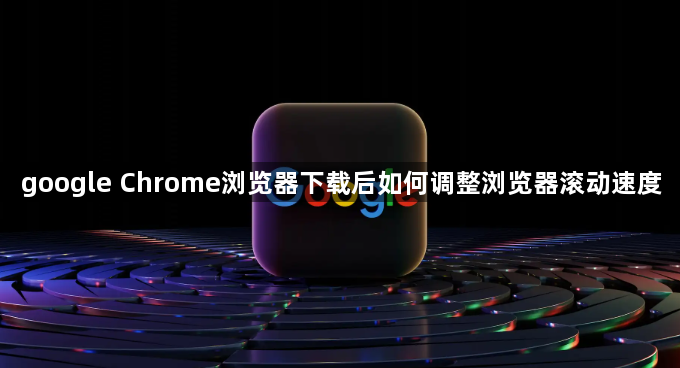 google Chrome浏览器下载后如何调整浏览器滚动速度1
