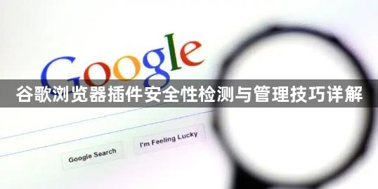 谷歌浏览器插件安全性检测与管理技巧详解1