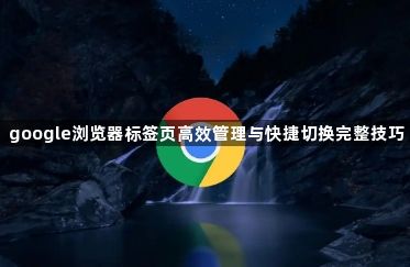 google浏览器标签页高效管理与快捷切换完整技巧1