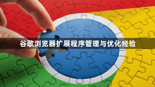 谷歌浏览器扩展程序管理与优化经验1