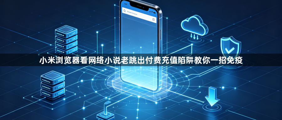 小米浏览器看网络小说老跳出付费充值陷阱教你一招免疫1