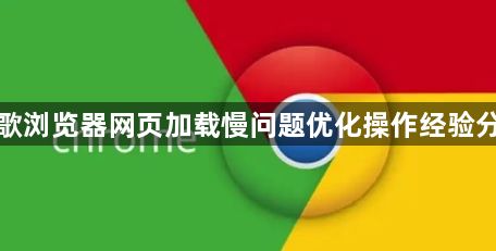 谷歌浏览器网页加载慢问题优化操作经验分享1