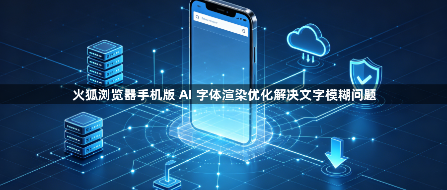 火狐浏览器手机版 AI 字体渲染优化解决文字模糊问题1