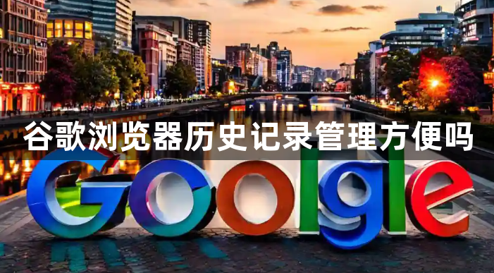 谷歌浏览器历史记录管理方便吗1