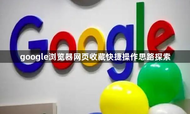 google浏览器网页收藏快捷操作思路探索1