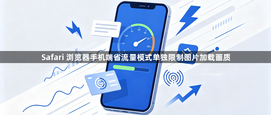 Safari 浏览器手机端省流量模式单独限制图片加载画质1