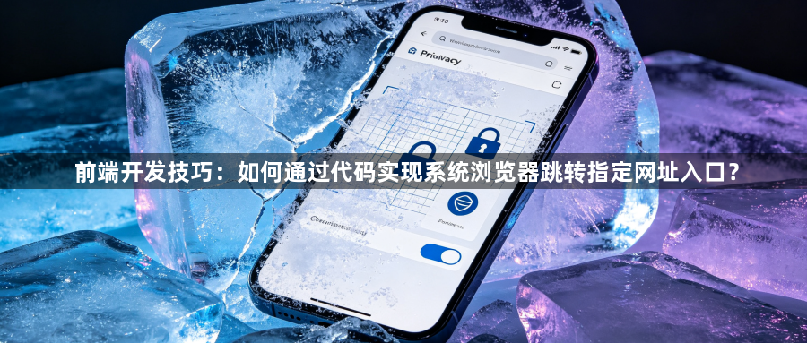 前端开发技巧：如何通过代码实现系统浏览器跳转指定网址入口？1