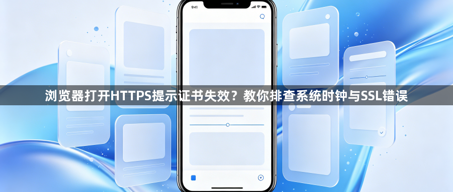 浏览器打开HTTPS提示证书失效?教你排查系统时钟与SSL错误1