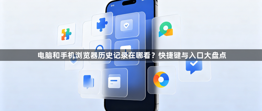 电脑和手机浏览器历史记录在哪看?快捷键与入口大盘点1