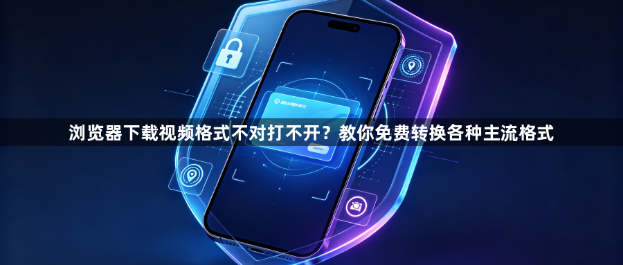 浏览器下载视频格式不对打不开?教你免费转换各种主流格式1