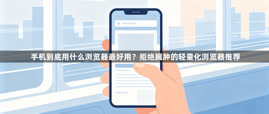 手机到底用什么浏览器最好用？拒绝臃肿的轻量化浏览器推荐1
