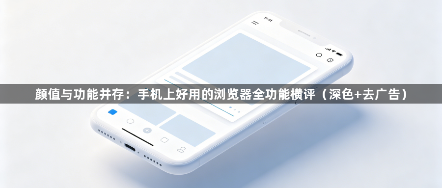 颜值与功能并存:手机上好用的浏览器全功能横评(深色+去广告)1
