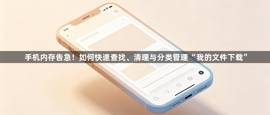手机内存告急！如何快速查找、清理与分类管理“我的文件下载”1
