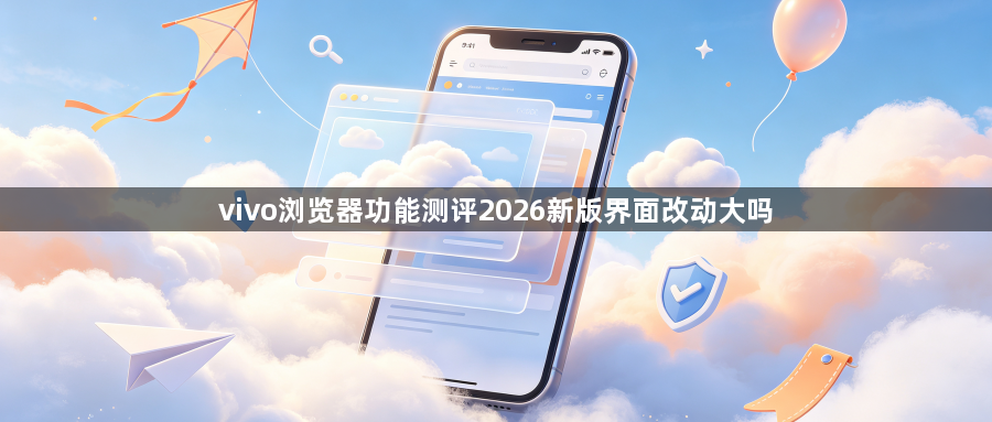 vivo浏览器功能测评2026新版界面改动大吗1