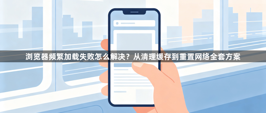 浏览器频繁加载失败怎么解决?从清理缓存到重置网络全套方案1