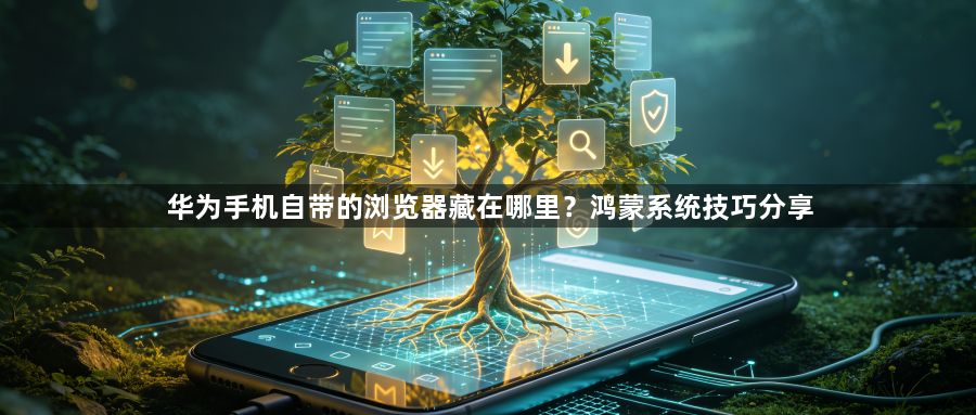 华为手机自带的浏览器藏在哪里?鸿蒙系统技巧分享1