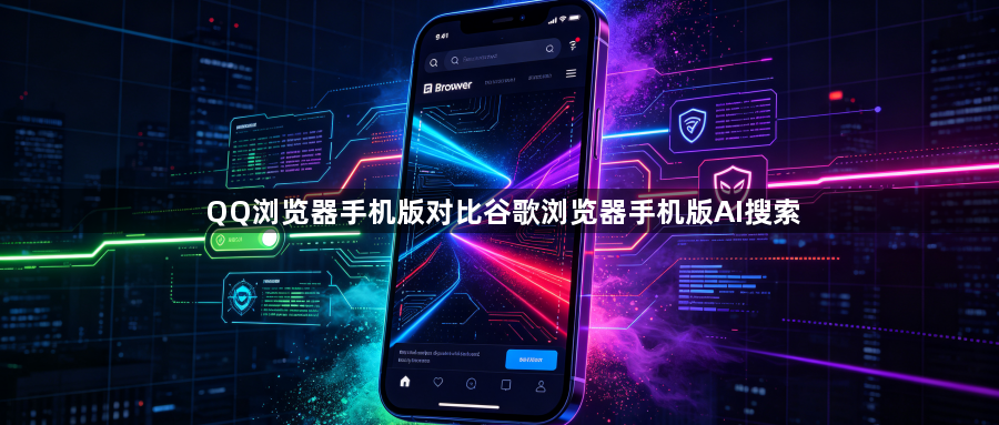 QQ浏览器手机版对比谷歌浏览器手机版AI搜索1