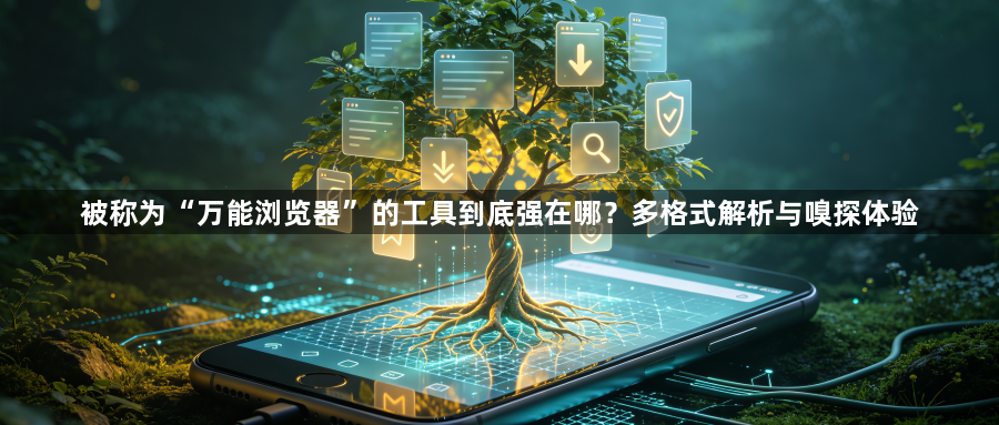 被称为“万能浏览器”的工具到底强在哪？多格式解析与嗅探体验1