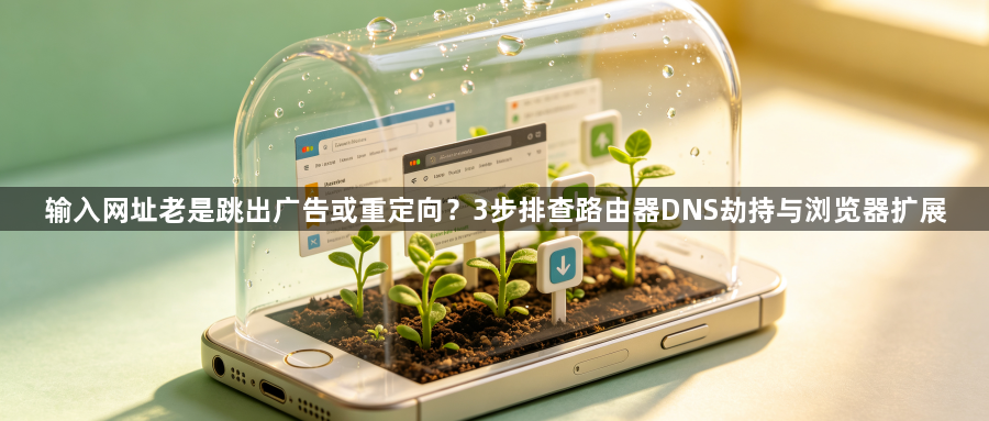 输入网址老是跳出广告或重定向?3步排查路由器DNS劫持与浏览器扩展1