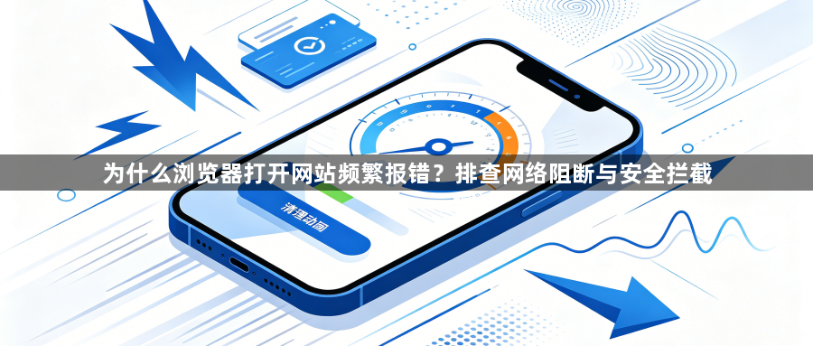 为什么浏览器打开网站频繁报错？排查网络阻断与安全拦截1