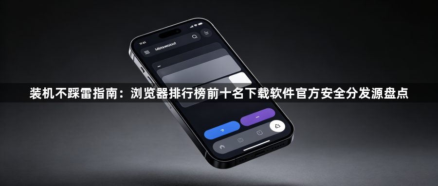 装机不踩雷指南：浏览器排行榜前十名下载软件官方安全分发源盘点1